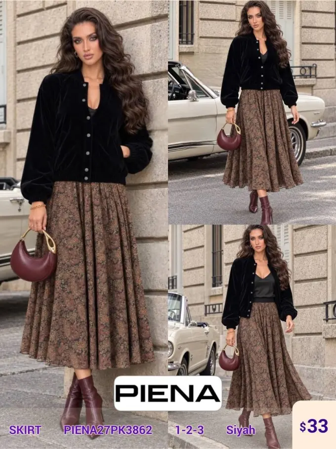 Юбка PiENA (Black, модель PIENA27PK3862) оптом