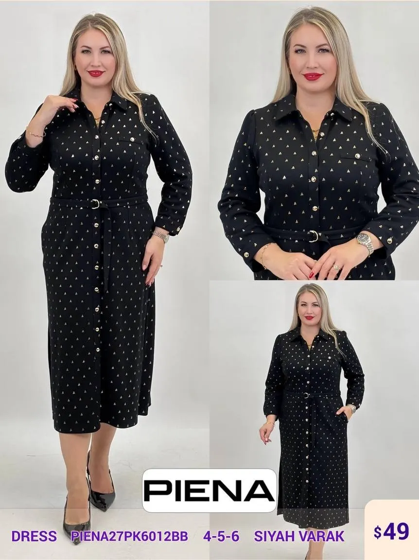 Платье PiENA (Black, модель PIENA27PK6012BB) оптом