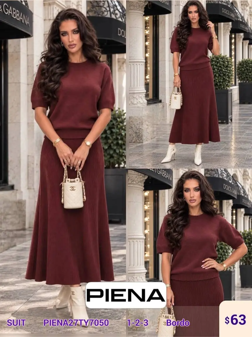 Костюмы и комплекты PiENA (Burgundy, модель PIENA27TY7050) оптом