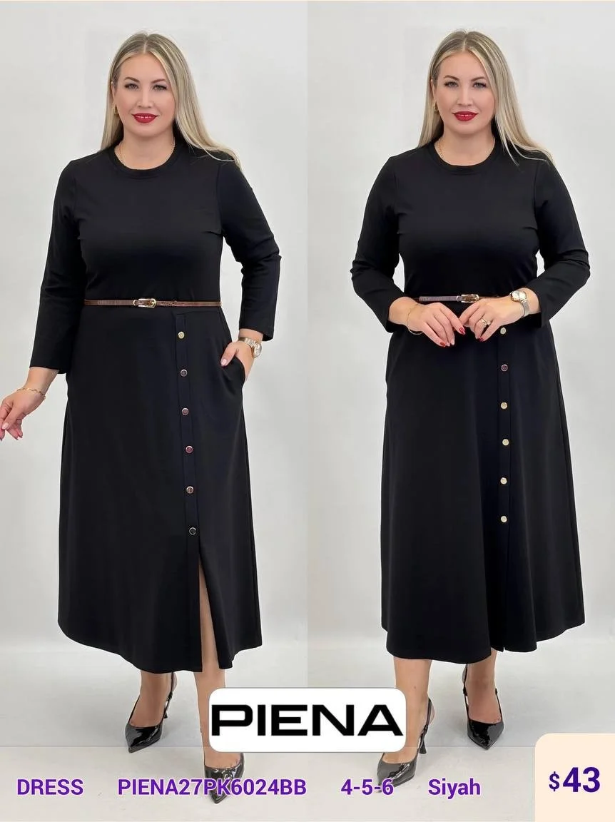 Платье PiENA (Black, модель PIENA27PK6024BB) оптом