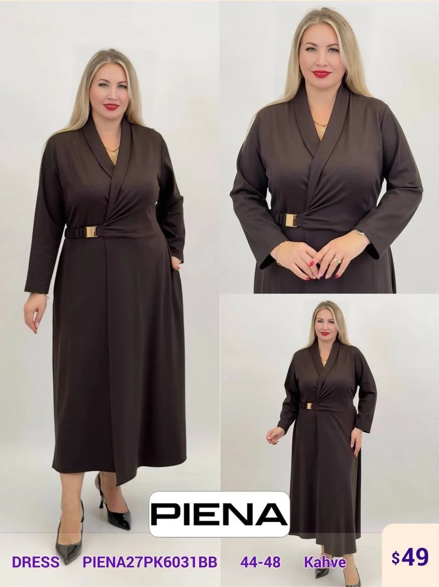 Платье PiENA (Brown, модель PIENA27PK6031BB) оптом
