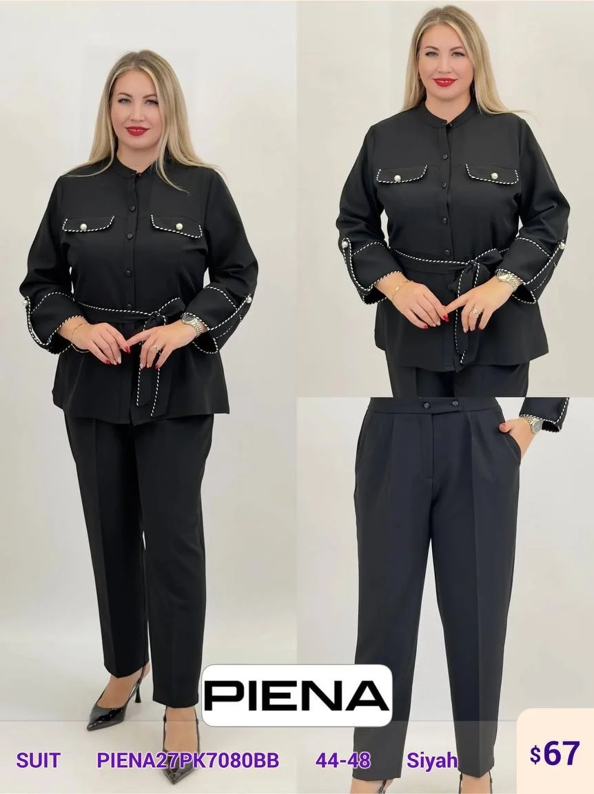 Костюмы и комплекты PiENA (Black, модель PIENA27PK7080BB) оптом