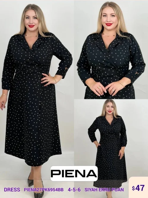Платье PiENA (Black, модель PIENA27PK6954BB) оптом