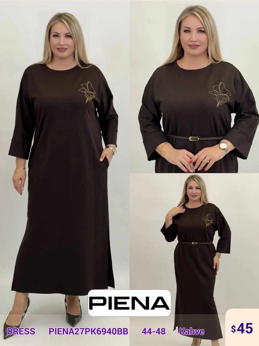 Платье PiENA (Brown, модель PIENA27PK6940BB) оптом