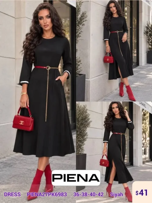 Платье PiENA (Black, модель PIENA27PK6983) оптом