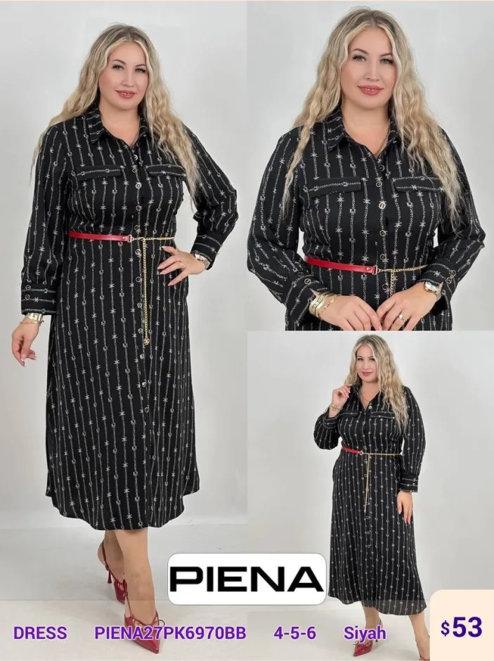 Платье PiENA (Black, модель PIENA27PK6970BB) оптом
