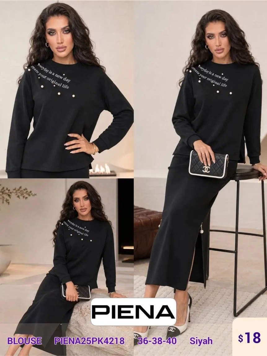 Блузка PiENA (Black, модель PIENA25PK4218) оптом