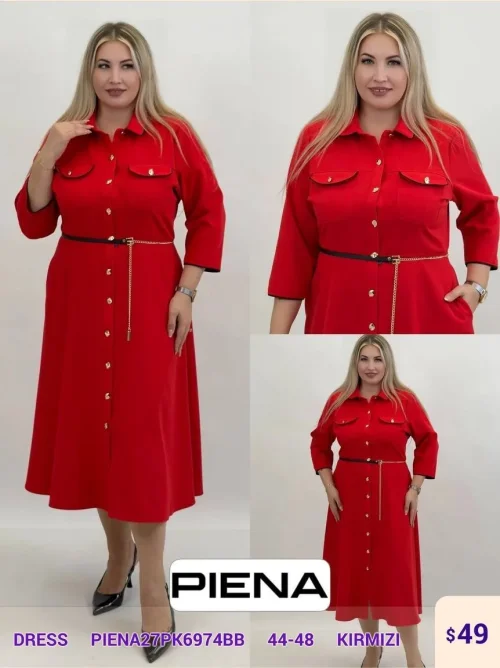 Платье PiENA (Red, модель PIENA27PK6974BB) оптом