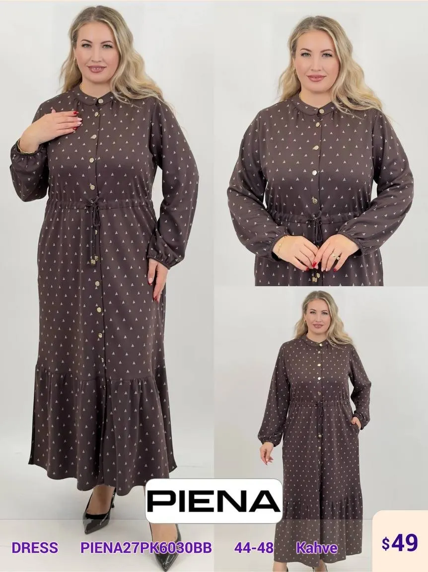 Платье PiENA (Brown, модель PIENA27PK6030BB) оптом