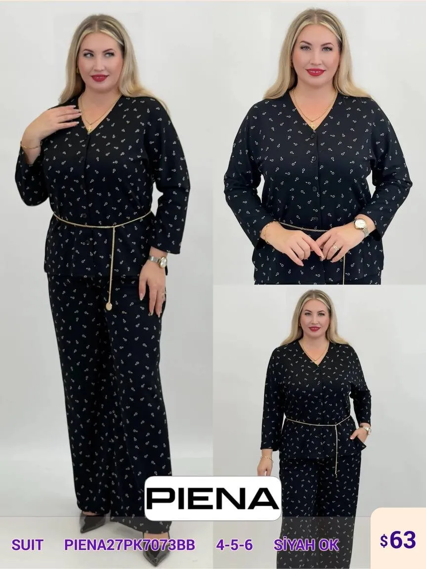 Костюмы и комплекты PiENA (Black, модель PIENA27PK7073BB) оптом