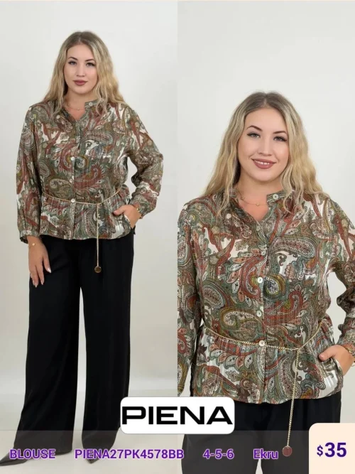 Блузка PiENA (Cream, модель PIENA27PK4578BB) оптом