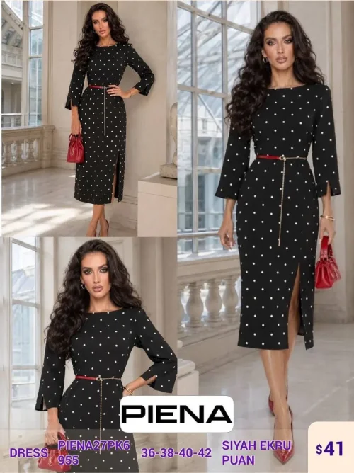 Платье PiENA (Black, модель PIENA27PK6) оптом