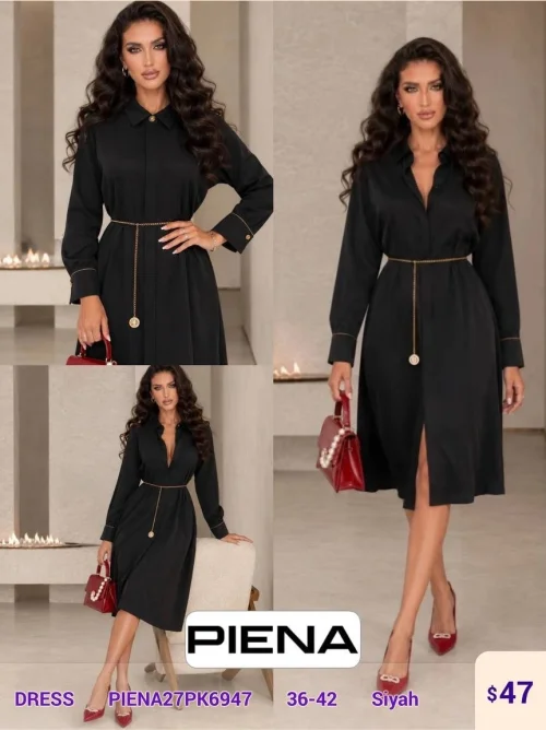 Платье PiENA (Black, модель PIENA27PK6947) оптом