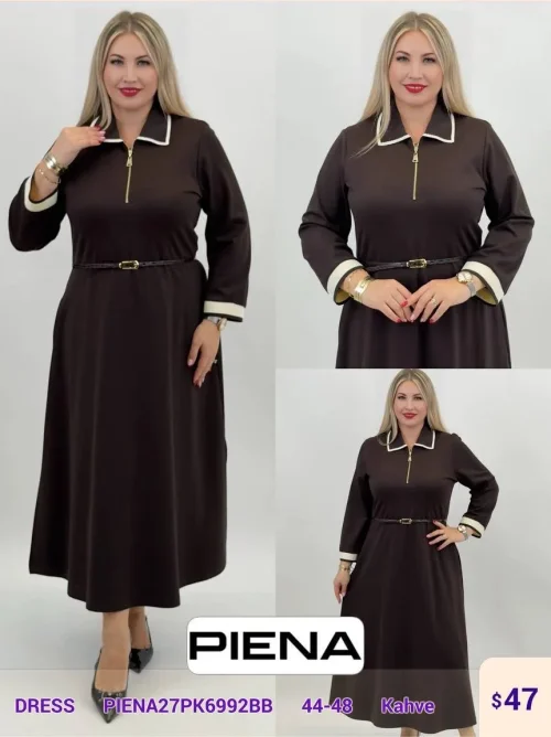 Платье PiENA (Brown, модель PIENA27PK6992BB) оптом