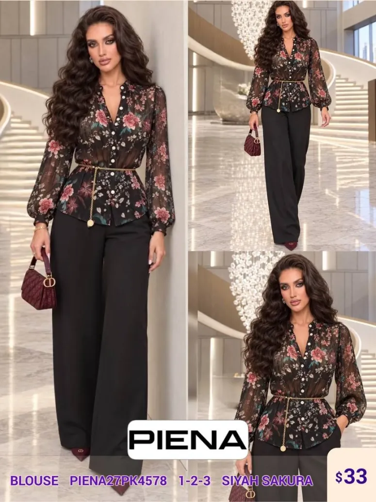 Блузка PiENA (Black, модель PIENA2TPK4578) оптом