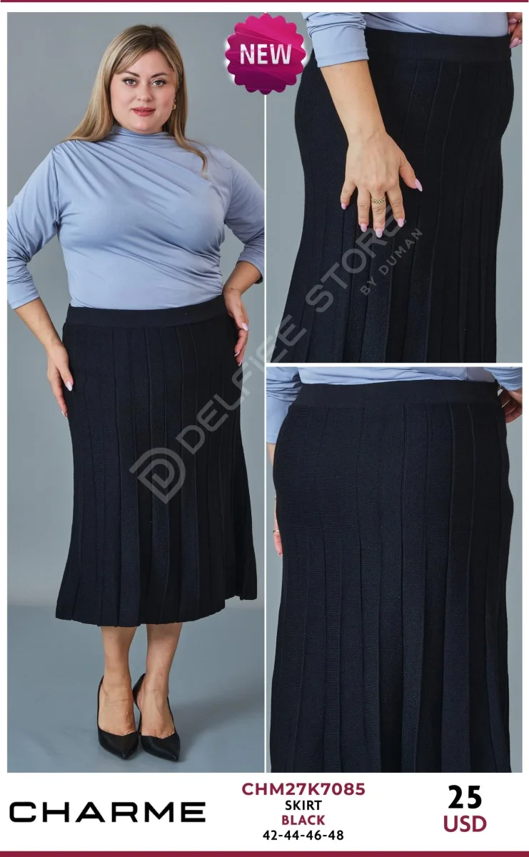 Юбка QLISHE (Black, модель CHM27K7085) оптом