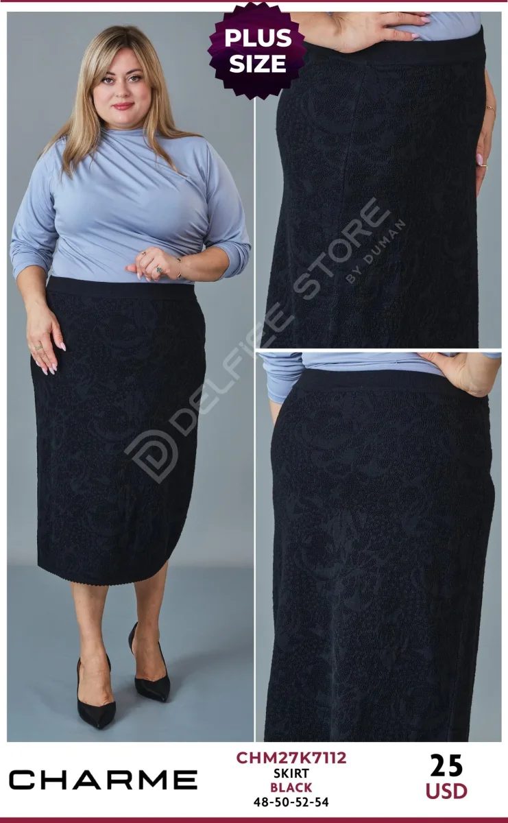 Юбка QLISHE (Black, модель CHM27K7112) оптом