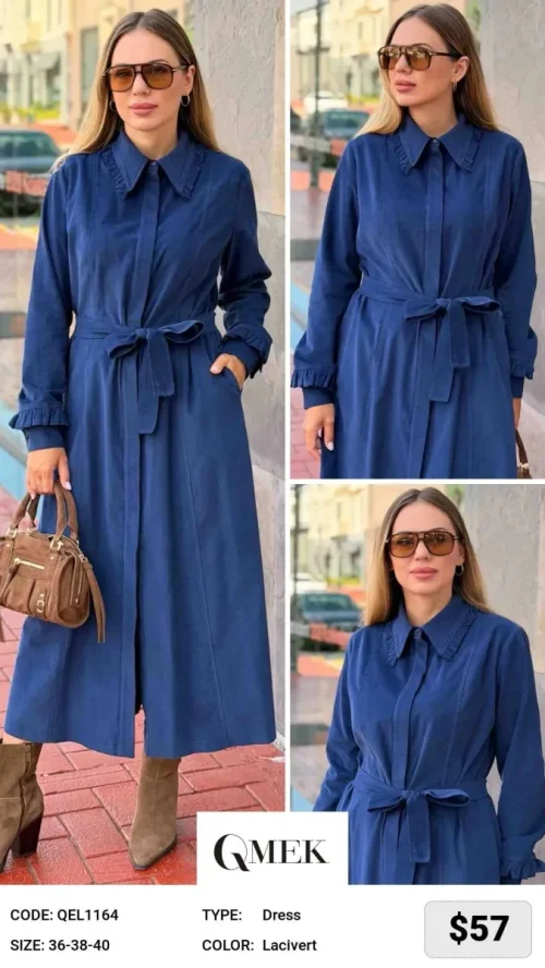 Платье QMEK (Navy, модель QEL1164) оптом
