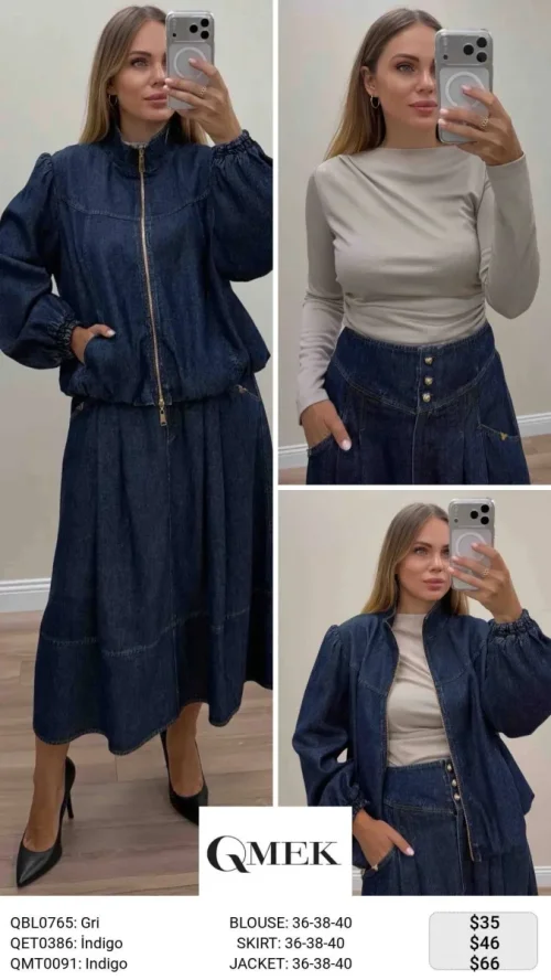 Жакет QMEK (Navy, модель QMT0091) оптом