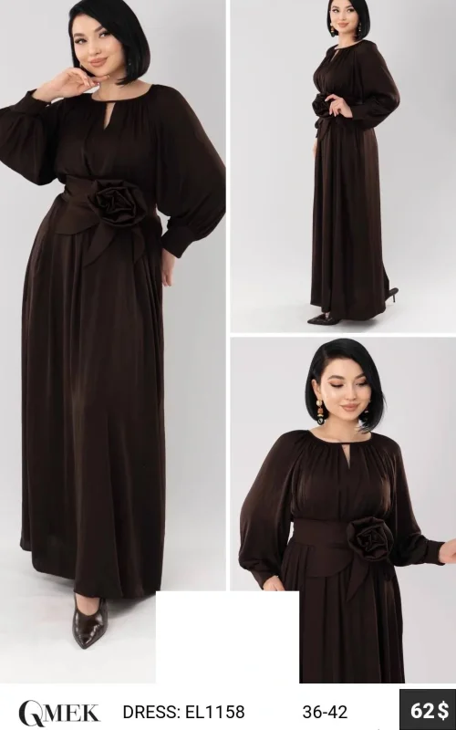 Платье QMEK (Black, модель EL1158) оптом