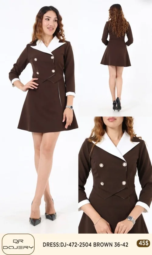 Платье Rissing Star (Brown, модель DJ-472-2504) оптом