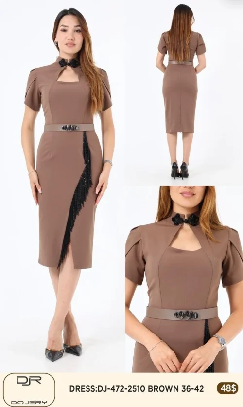 Платье Rissing Star (Brown, модель DJ-472-2510) оптом