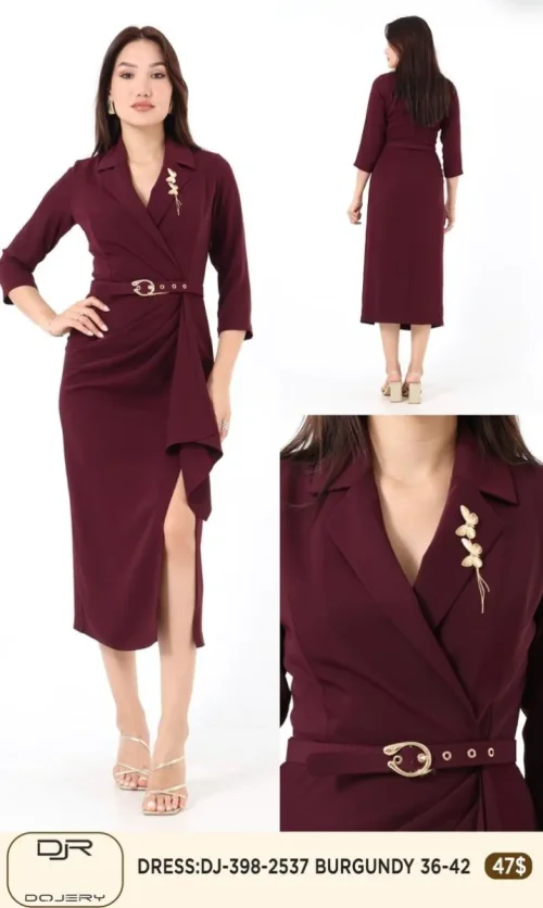 Платье Rissing Star (Burgundy, модель 2537) оптом