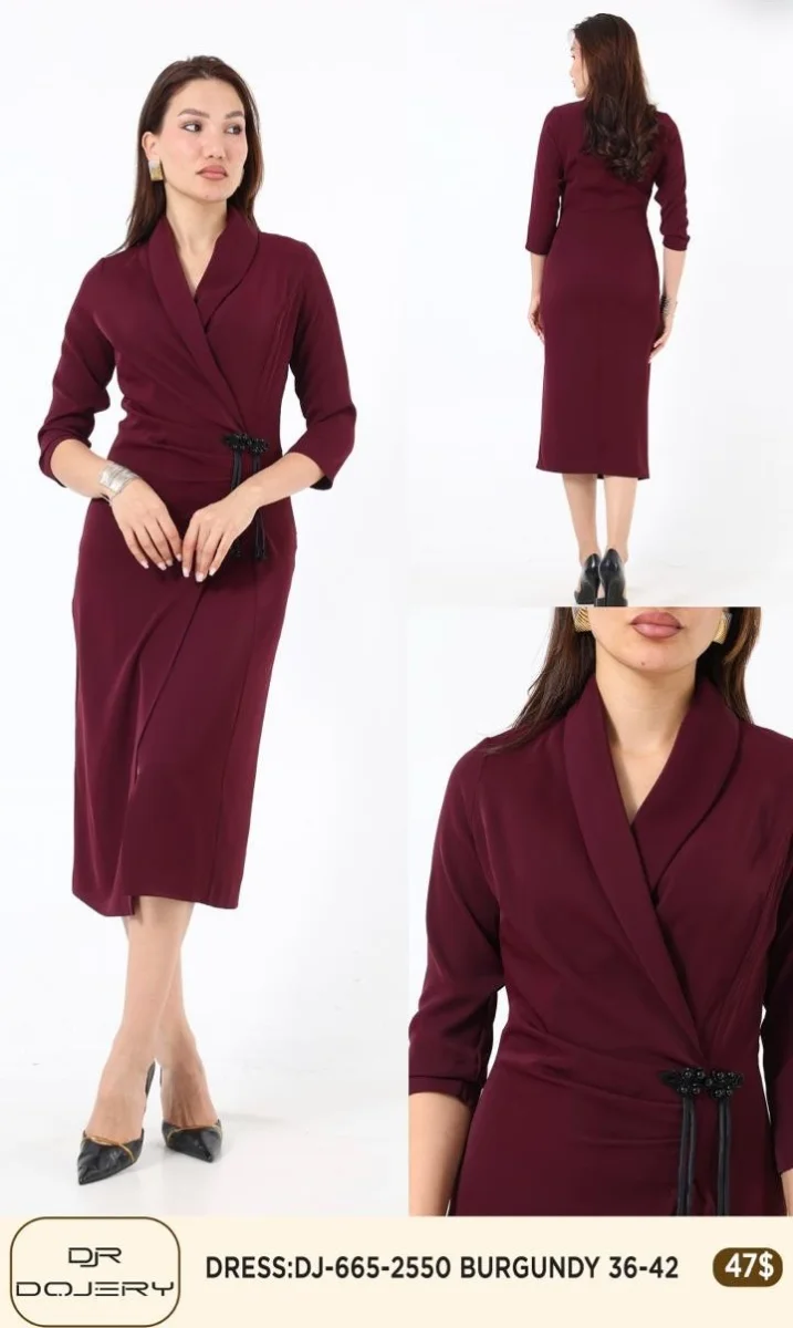 Платье Rissing Star (Burgundy, модель 2550) оптом