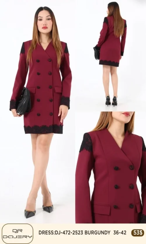 Платье Rissing Star (Burgundy, модель 2523) оптом