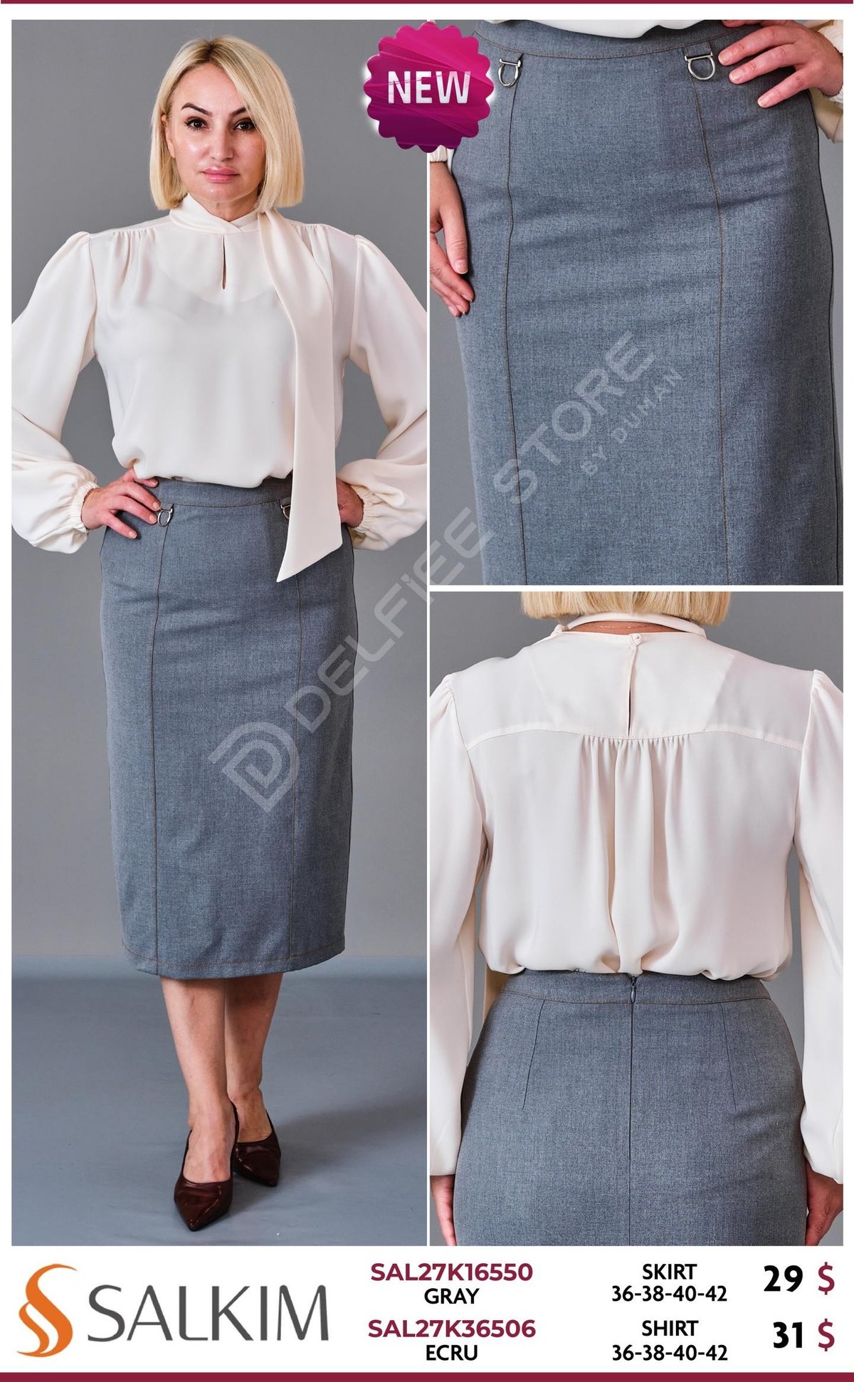 Юбка SALKIM (Gray, модель SAL27K16550) оптом