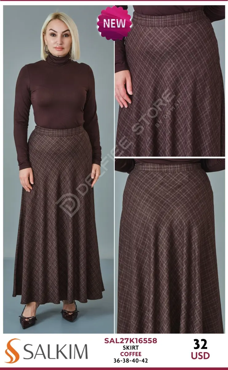 Юбка SALKIM (Brown, модель SAL27K16558) оптом