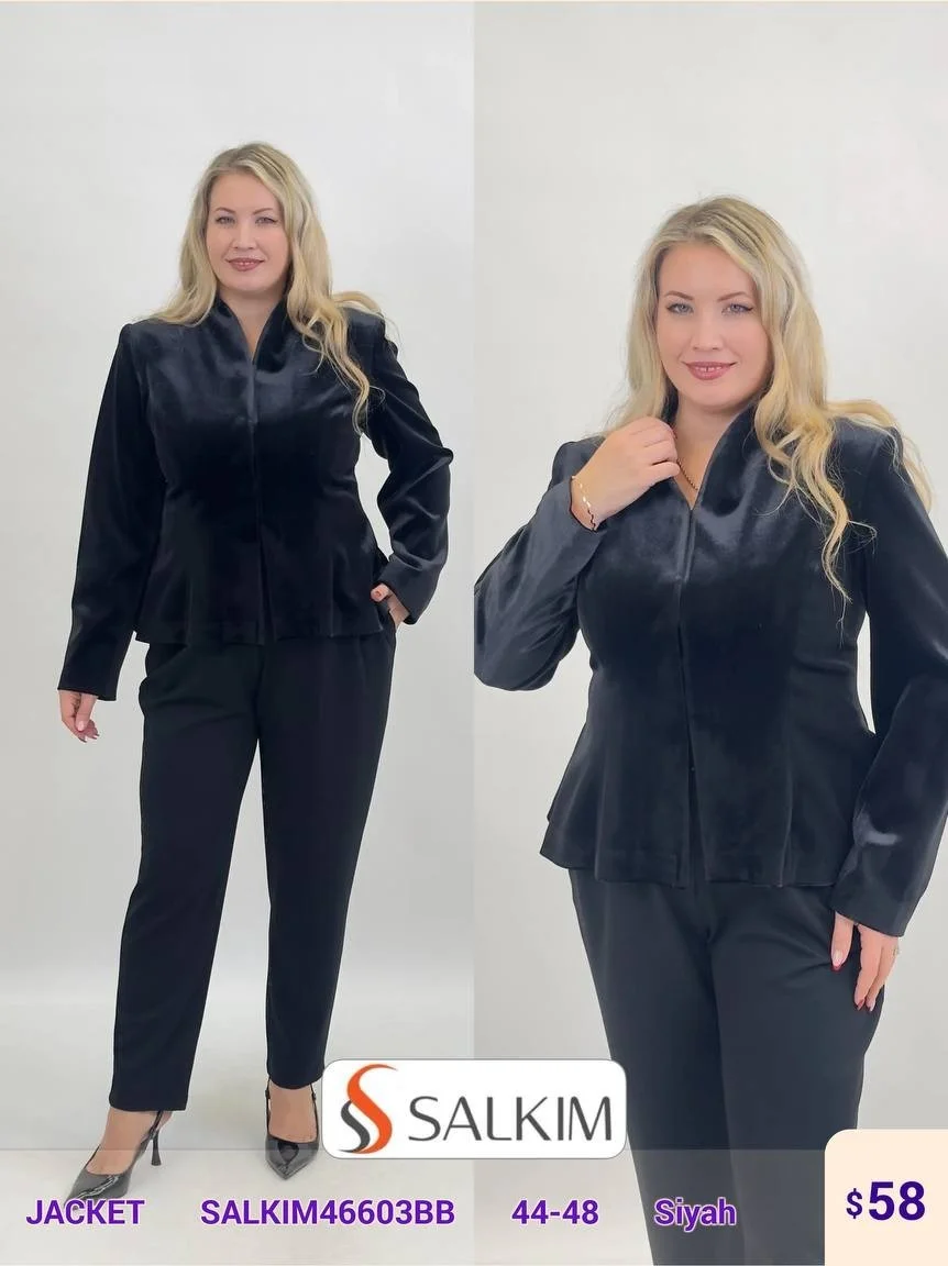 Жакет SALKIM (Black, модель SALKIM46603BB) оптом
