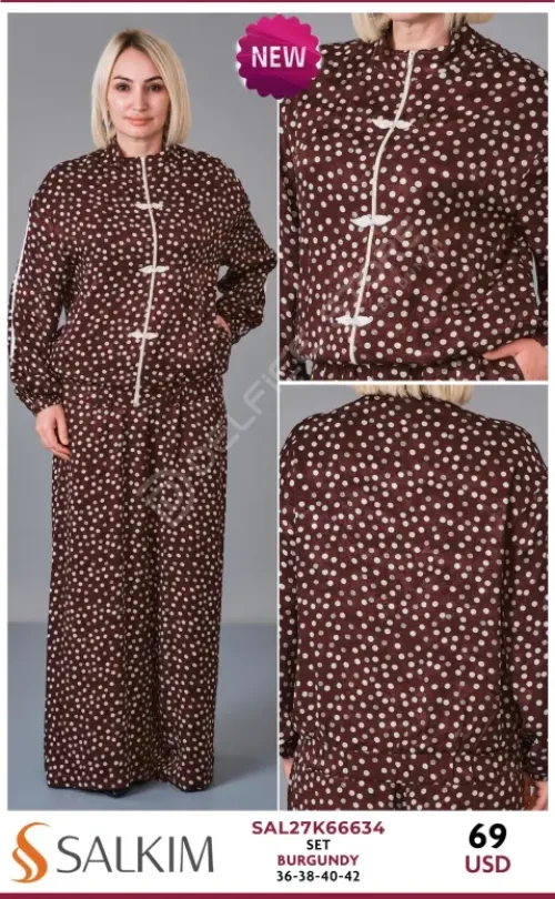 Костюмы и комплекты SALKIM (Burgundy, модель SAL27K66634) оптом