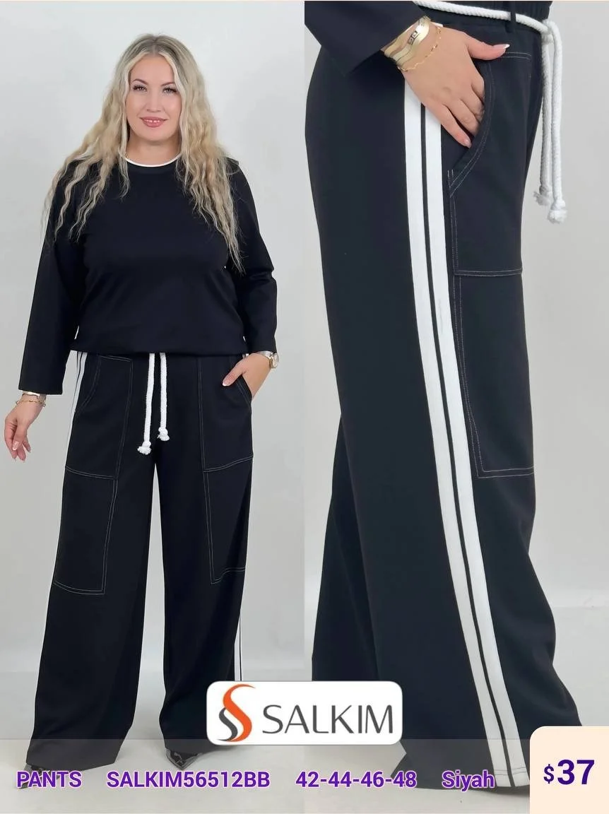 Брюки SALKIM (Black, модель SALKIM56512BB) оптом