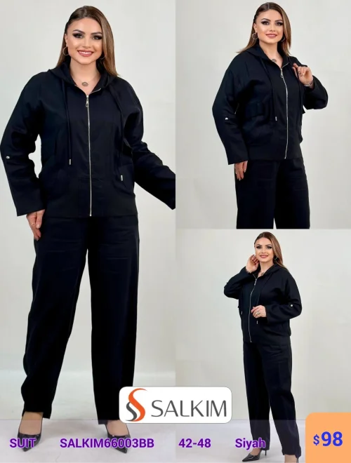 Костюм SALKIM (Черный, модель SALKIM66003BB) оптом
