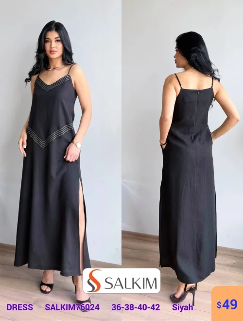 Платье SALKIM (Черный, модель SALKIM76024) оптом