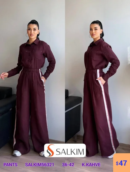 Брюки SALKIM (Коричневый, модель SALKIM56321) оптом