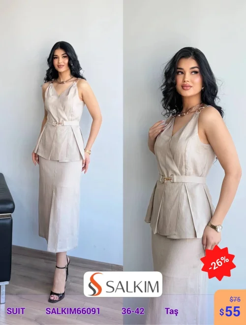 Костюм SALKIM (Светло-серый, модель SALKIM66091) оптом