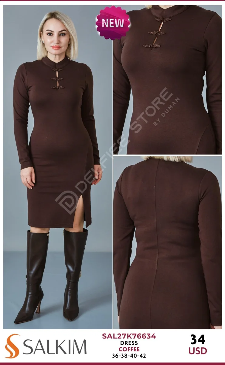 Платье SALKIM (Brown, модель SAL27K76634) оптом