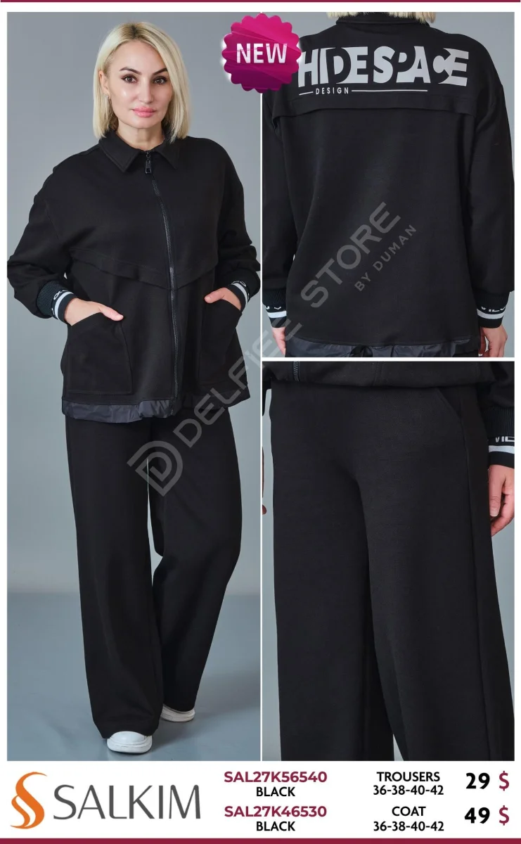 Пальто SALKIM (Black, модель SAL27K46530) оптом