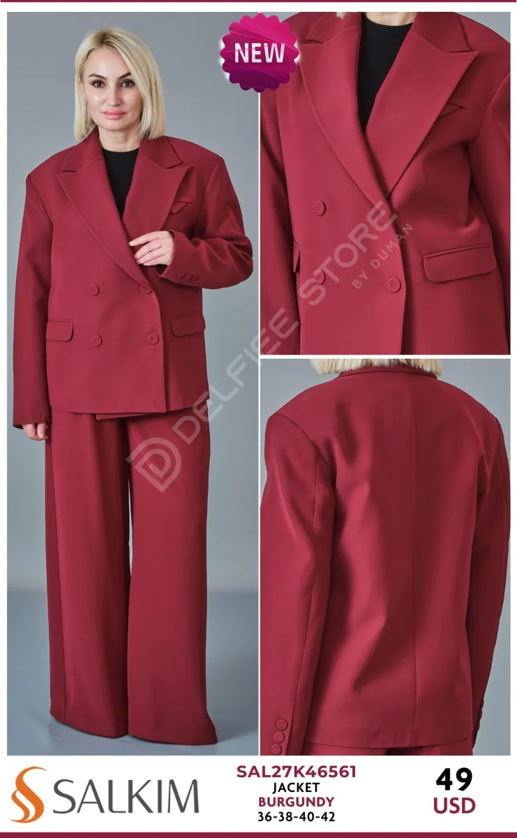 Жакет SALKIM (Burgundy, модель SAL27K46561) оптом