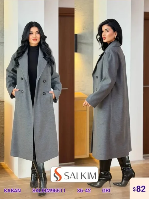Пальто SALKIM (Gray, модель SALKIM96511) оптом