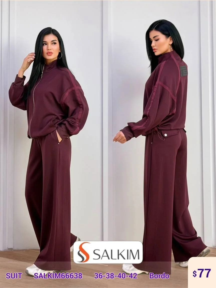 Костюмы и комплекты SALKIM (Burgundy, модель SALKIM66638) оптом