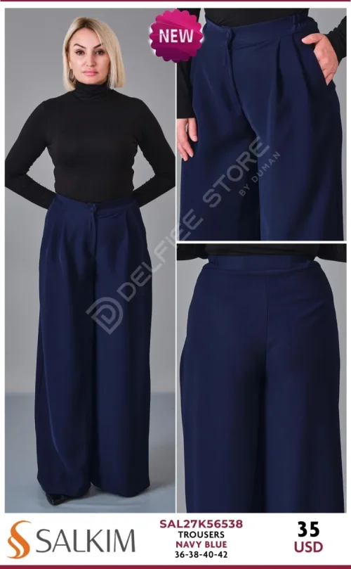 Брюки SALKIM (Navy, модель SAL27K56538) оптом