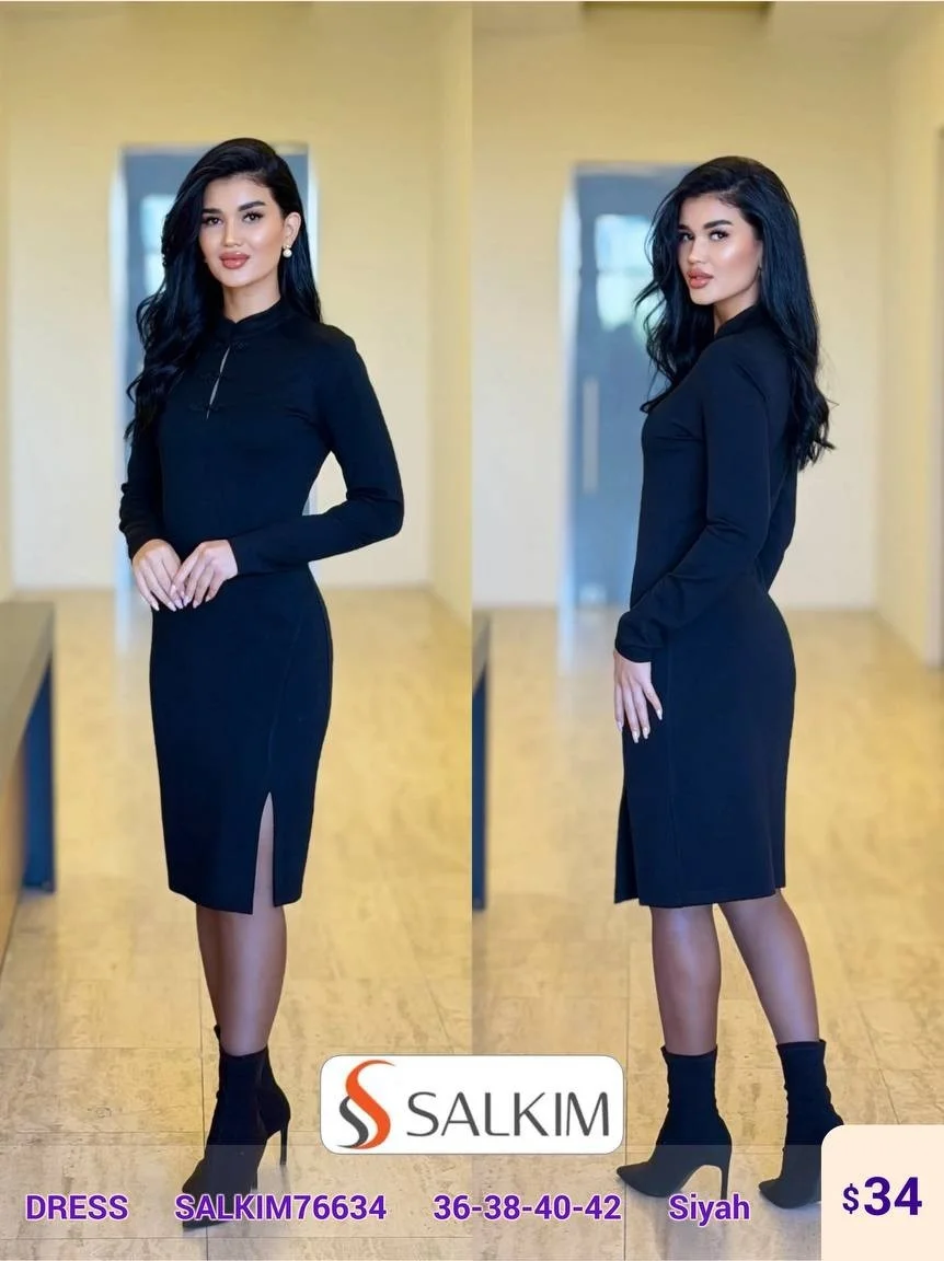 Платье SALKIM (Black, модель SALKIM76634) оптом