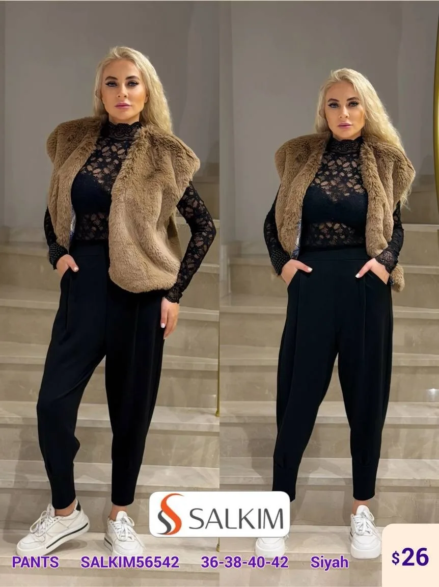 Брюки SALKIM (Black, модель SALKIM56542) оптом