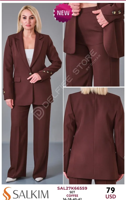 Костюмы и комплекты SALKIM (Коричневый, модель SAL27K66559) оптом