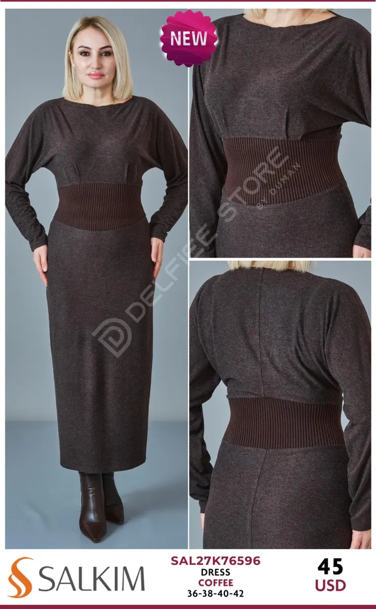 Платье SALKIM (Brown, модель SAL27K76596) оптом