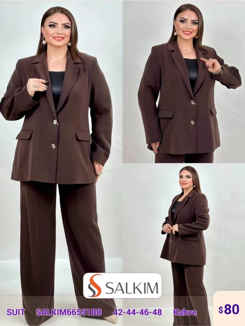 Костюмы и комплекты SALKIM (Коричневый, модель SALKIM66551BB) оптом