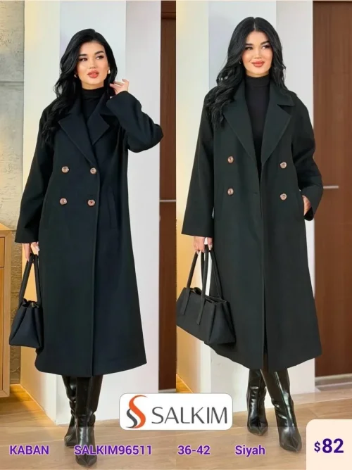 Пальто SALKIM (Black, модель SALKIM96511) оптом